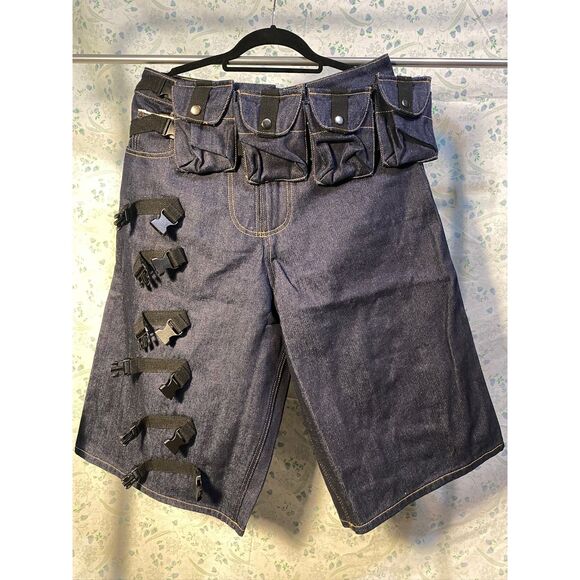 Persona Denim Mid Shorts - Picture 1 of 7